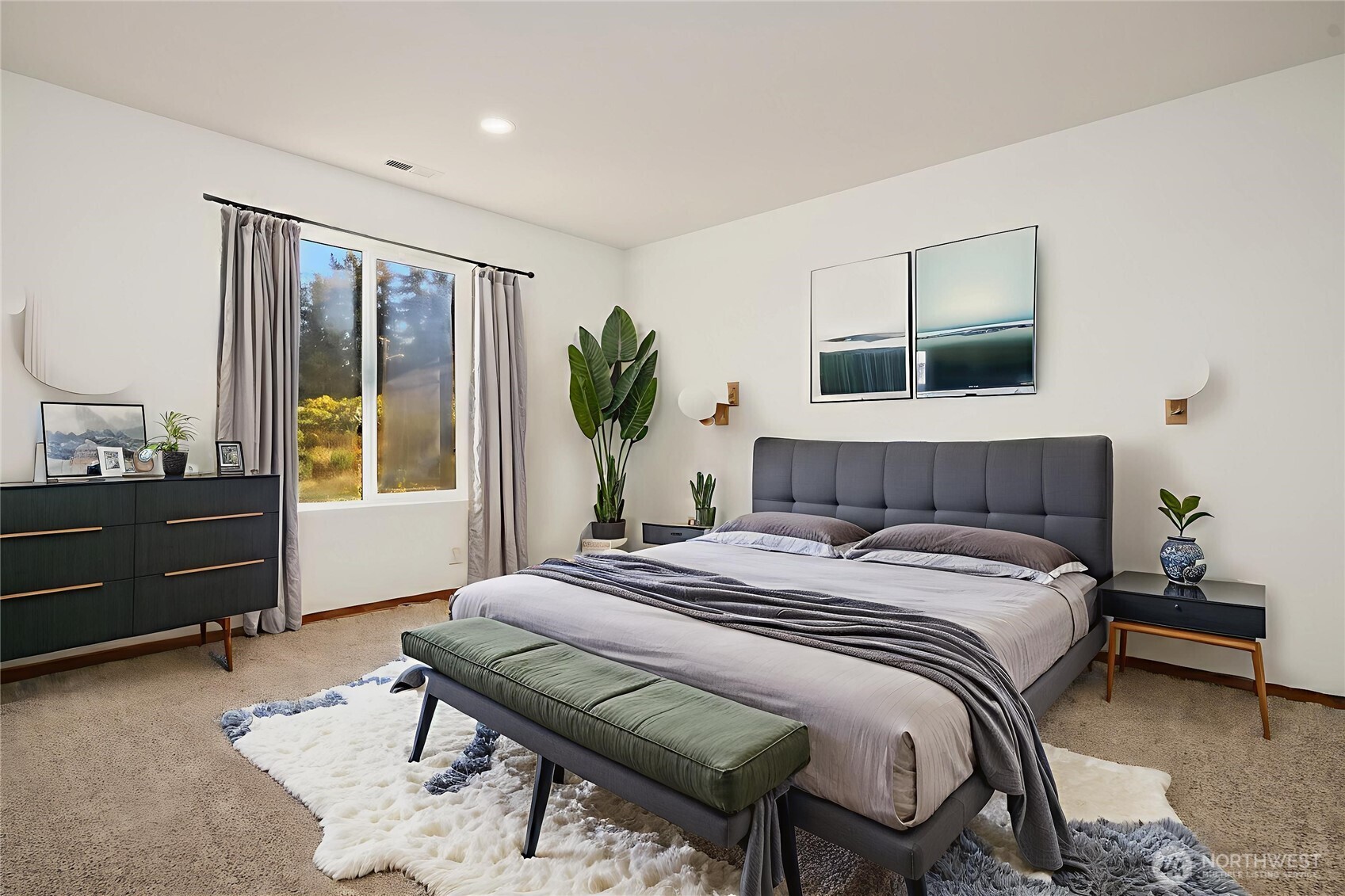 21353 Southeast 289th Way Kent, WA 98042 - Photo 12 of 40 a bedroom with a bed and a dresser