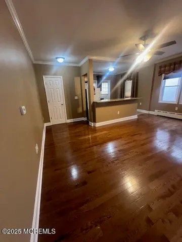 a view of hall with yard