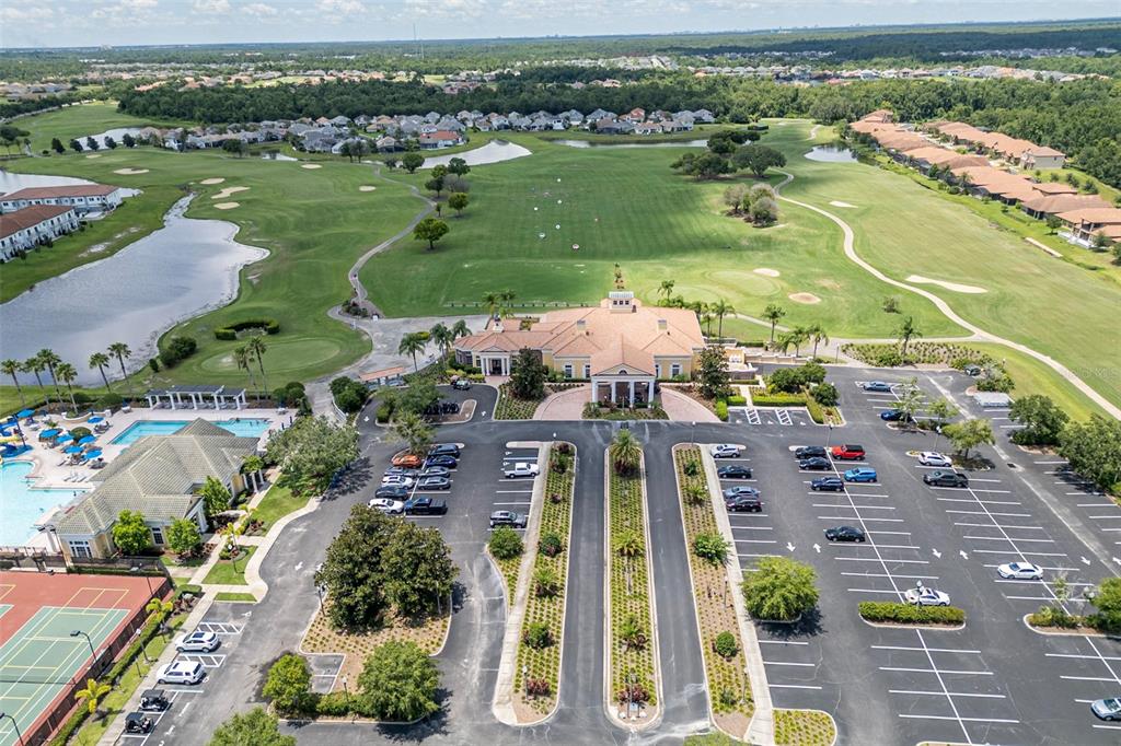 4507 Hillingdam Road Davenport, FL 33837 - Photo 65 of 83 an aerial view of ocean and residential houses with outdoor space