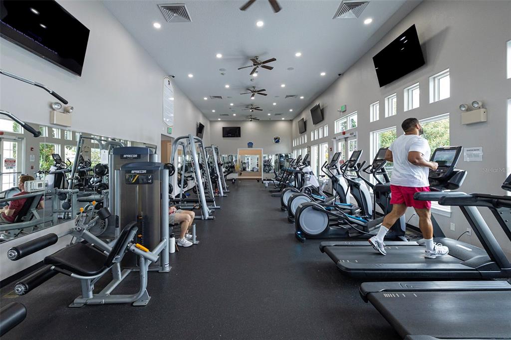 4507 Hillingdam Road Davenport, FL 33837 - Photo 71 of 83 a view of a room with gym equipment