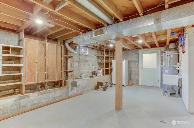 a view of a storage room