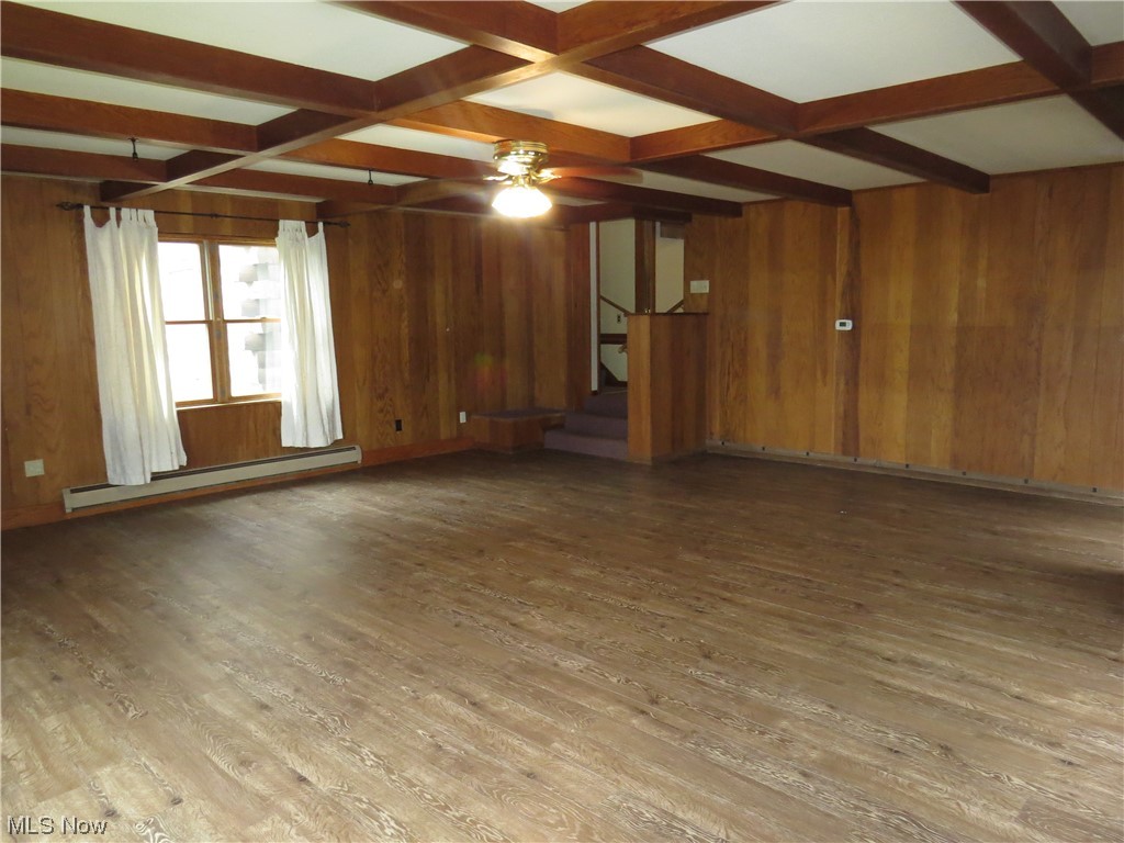 9797 Thwing Road Chardon, OH 44024 - Photo 13 of 35 Family room with coffered ceiling