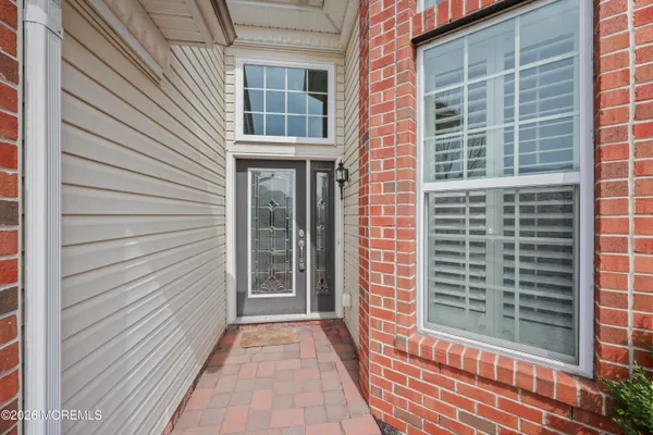 a view of front door of house