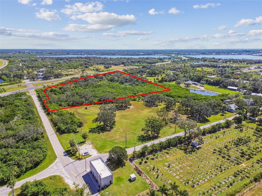 575 Terra Ceia Road Terra Ceia, FL 34250 - Photo 5 of 21 an aerial view of residential building and lake
