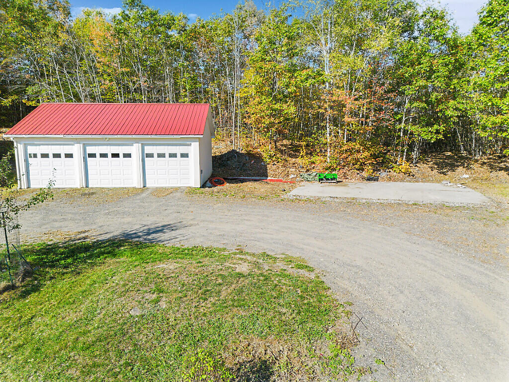 Concrete pad for additional garage