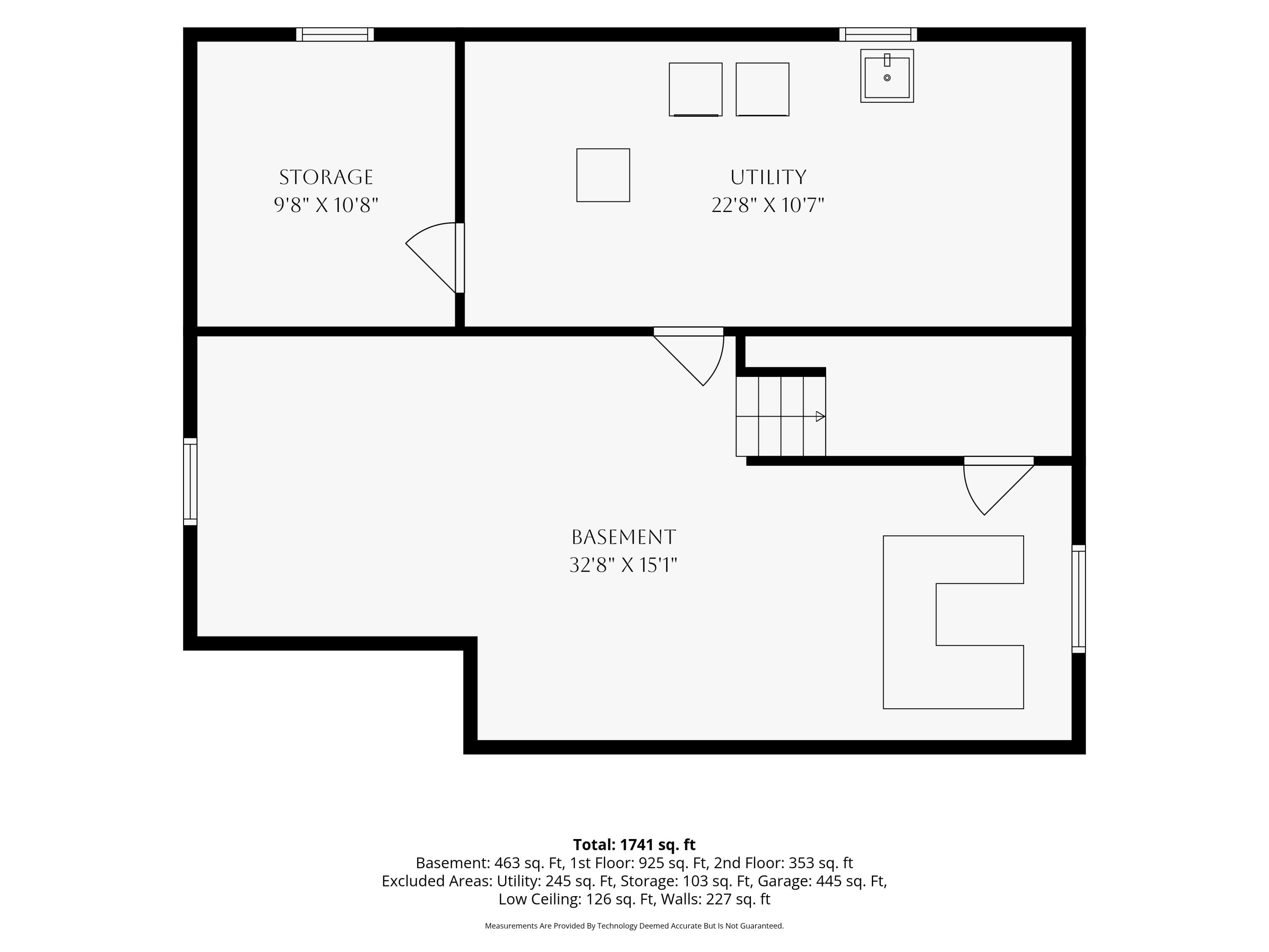 1461 Bauer Road Jenison, MI 49428 - Photo 51 of 51 Basement Floor Plan