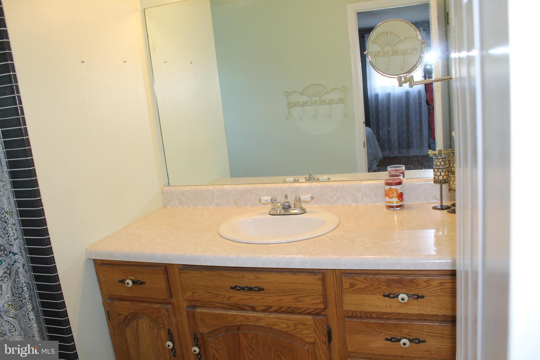 35 Overhill Road Stratford, NJ 08084 - Photo 39 of 43 a bathroom with a sink and a mirror