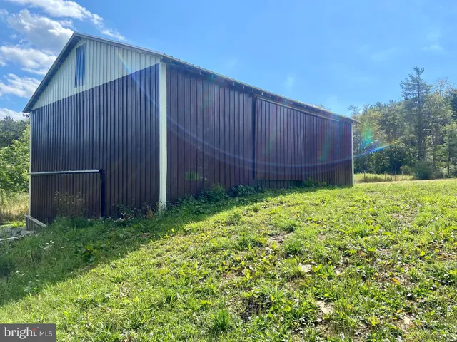a view of backyard with potted plants and wooden fence