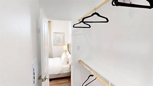 a view of walk in closet