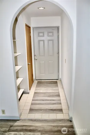 a view of front door