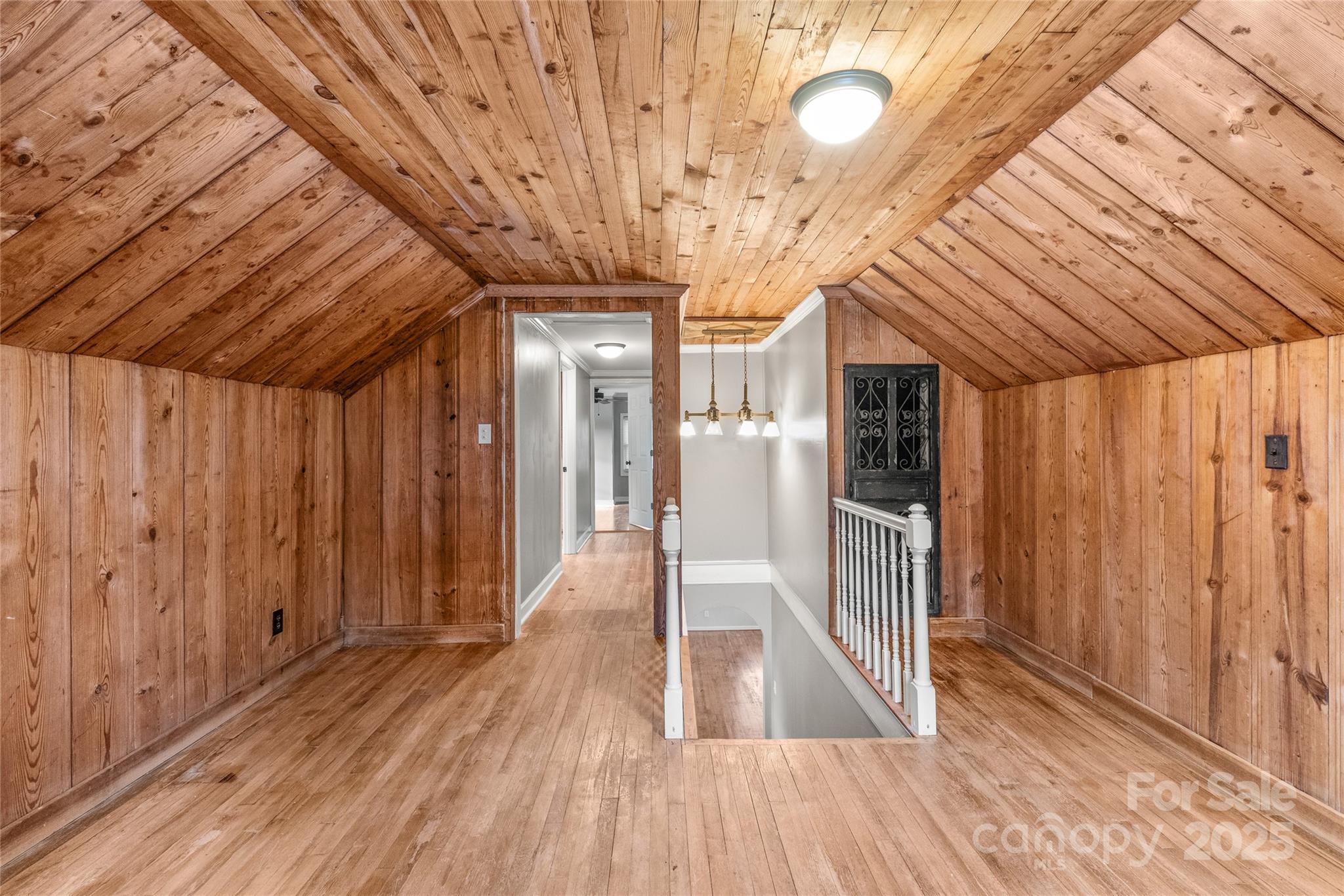 3933 Fallston-Waco Road Lawndale, NC 28090 - Photo 27 of 48 a view of a hallway with wooden floor