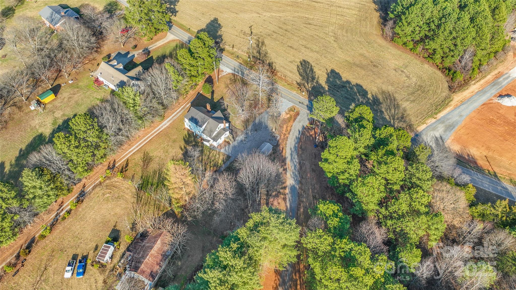 3933 Fallston-Waco Road Lawndale, NC 28090 - Photo 43 of 48 a view of a yard and a flower garden