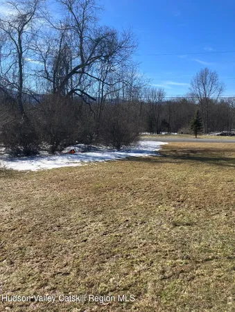 a view of a swimming pool with a yard