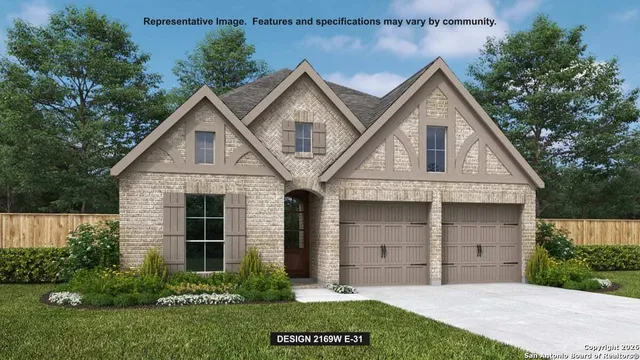 a view of a yard in front view of a house