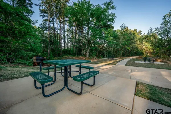 a view of a lake and outdoor space