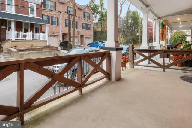 a view of an outdoor space with seating area