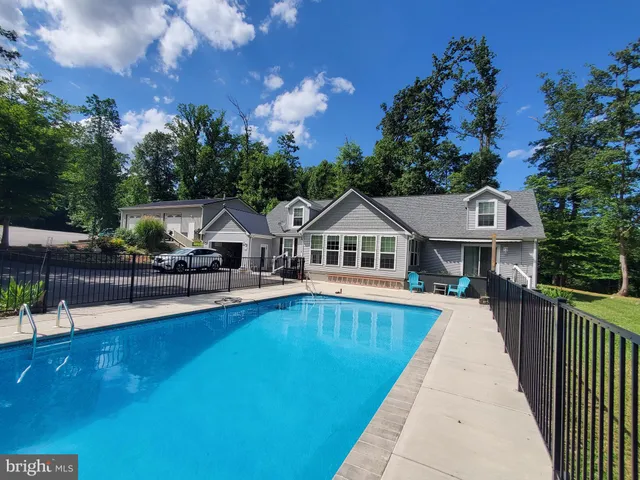 a view of a lake with a large trees