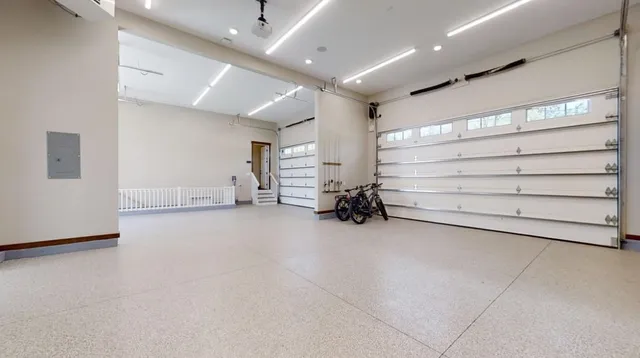 a front view of a house with swimming pool