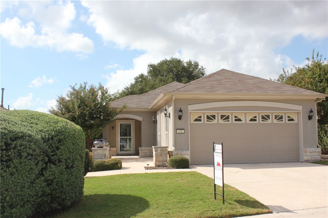 521 Mill Pond Path Georgetown, TX 78633 - Photo 1 of 1 Welcome to this delightful "Llano" in Sun City's "Courtyards at the Preserve" conveniently located close to 195 entrance and Sun City Park (community gardens, dog park & softball fields).