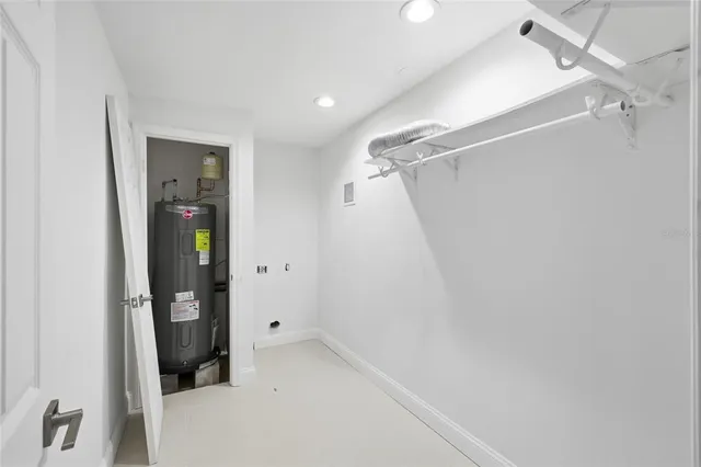 a view of closet area