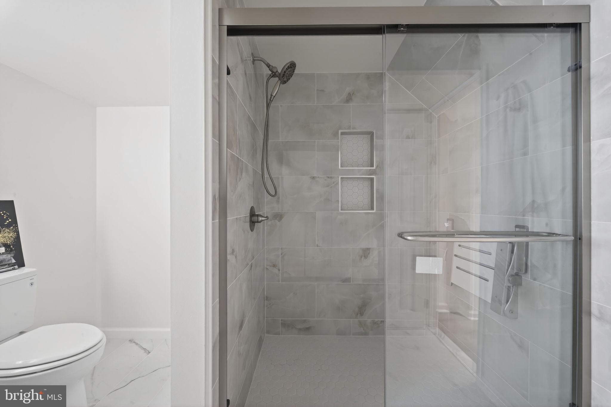 12704 Theresa Drive Silver Spring, MD 20904 - Photo 48 of 60 Custom shower with pull-down bench seat