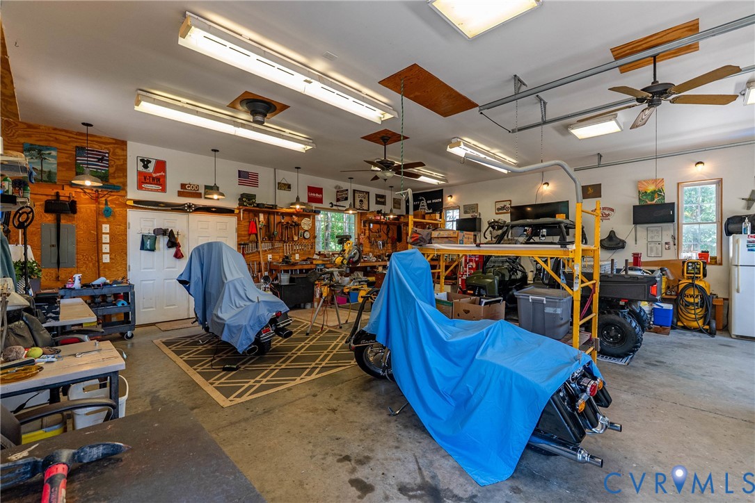 197 Goshen Road Cumberland, VA 23040 - Photo 17 of 70 Spacious garage featuring concrete flooring, multi