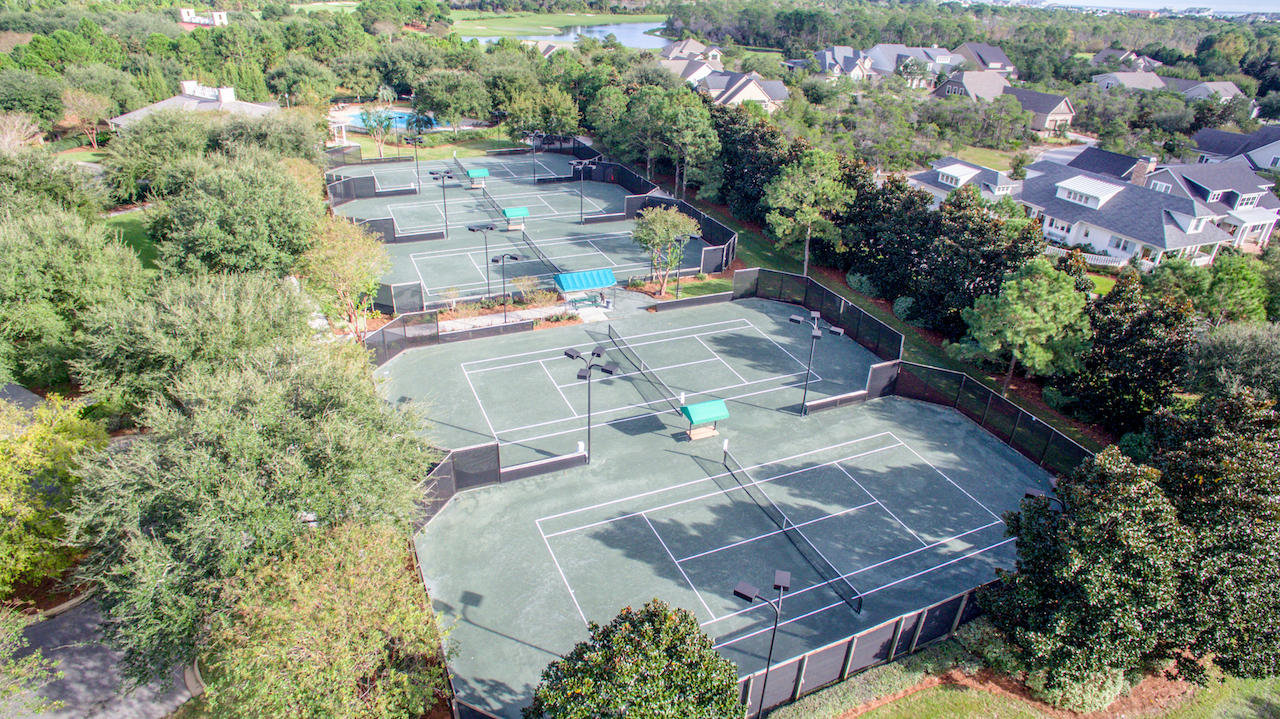 239 Mattie's Way Destin, FL 32541 - Photo 51 of 53 an aerial view of a house with a yard