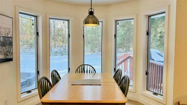 a view of a front door and entryway