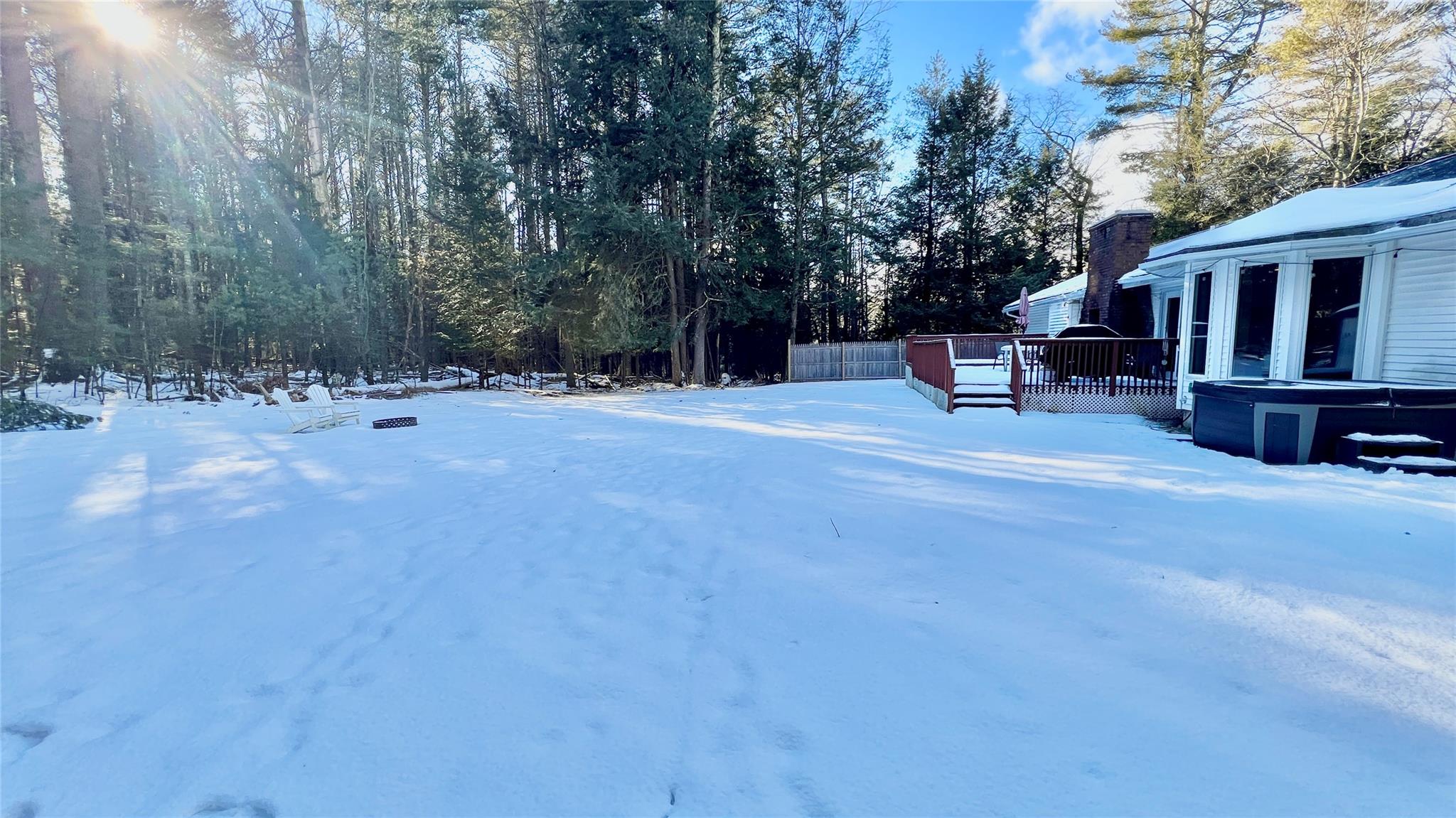 471 Horseshoe Lake Road Swan Lake, NY 12783 - Photo 27 of 39 a view of a house with backyard and sitting area
