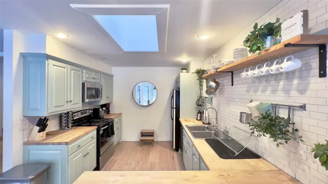 a very nice looking room with a large window