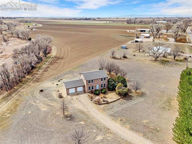 3954 County Rd KK 75 Fowler, CO 81039 - Photo 37 of 41 Bird's eye view with a rural view