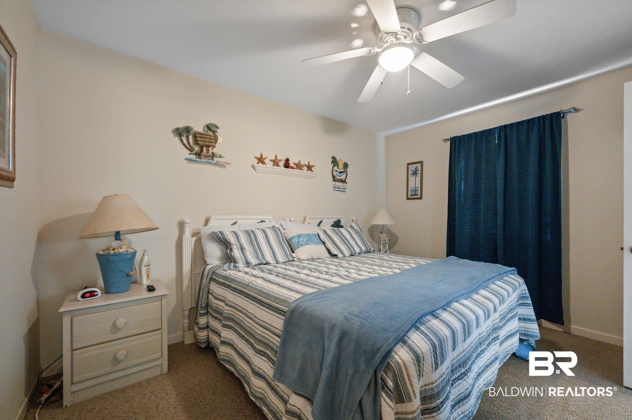 24711 County Road 20, Unit A11 Elberta, AL 36530 - Photo 15 of 35 Carpeted bedroom featuring baseboards and ceiling fan