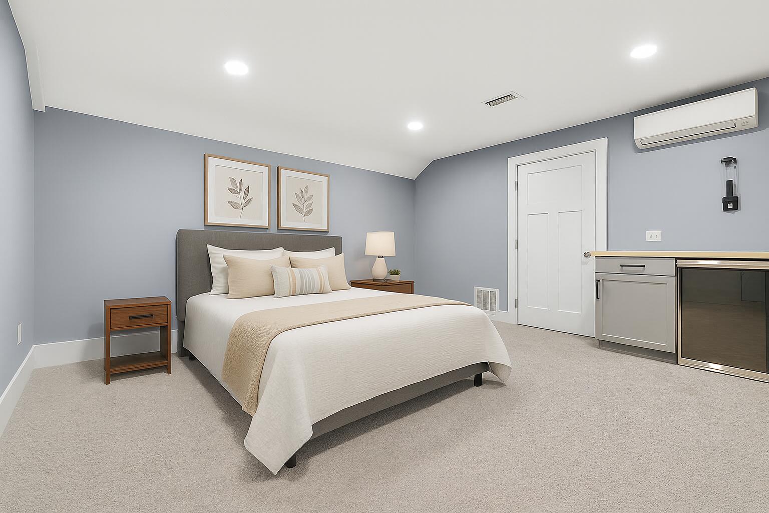 5701 Red Cedar Street Pensacola, FL 32507 - Photo 43 of 68 Serene Blue Bedroom with Kitchenette (1)