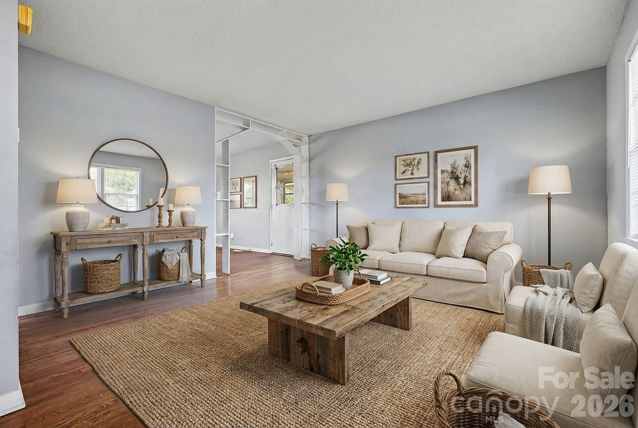 2601 Devon Drive Dallas, NC 28034 - Photo 18 of 35 a living room with furniture and a fireplace