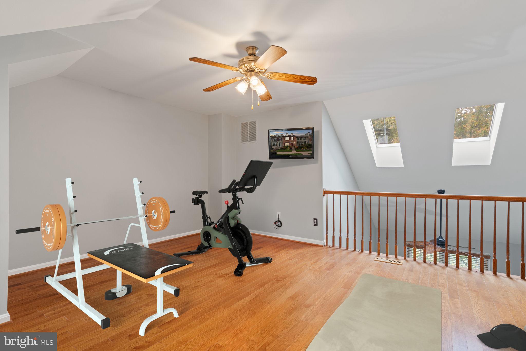 8852 Eagle Rock Lane Springfield, VA 22153 - Photo 36 of 61 a view of a room with gym equipment