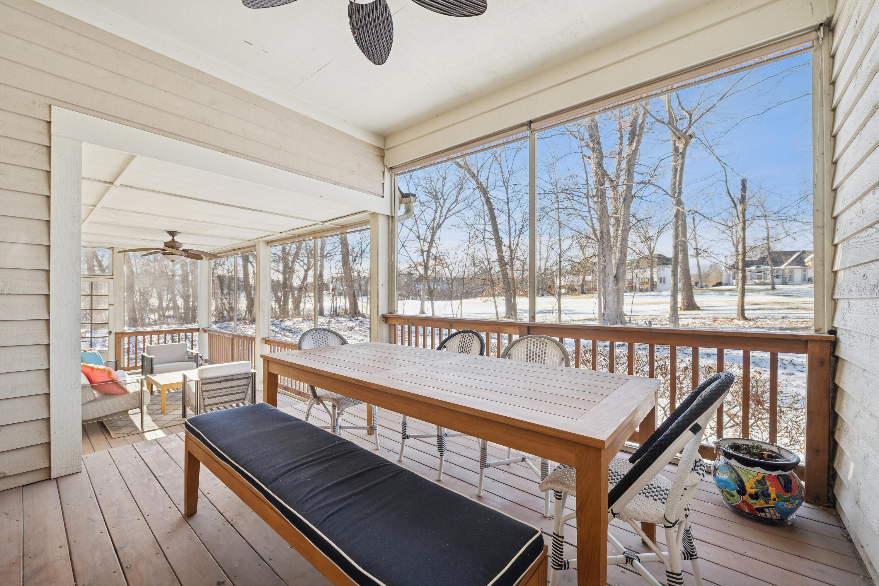 1530 Prestwick Place Geneva, WI 53147 - Photo 26 of 30 Double deck screened in porch overlooking Trevino