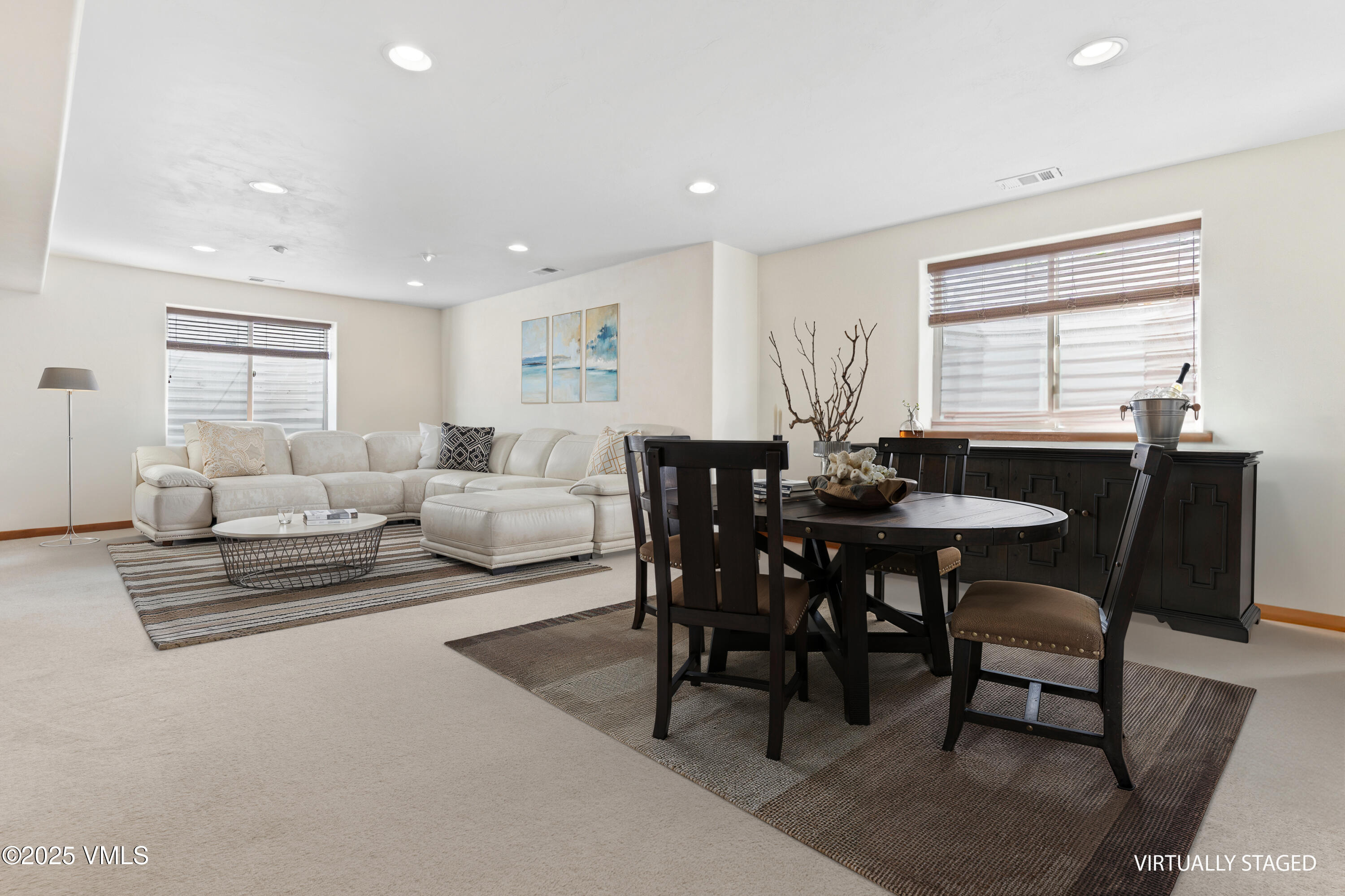 90 Wildhorse Gypsum, CO 81637 - Photo 39 of 61 Lower Level Game Room- Virtually Staged