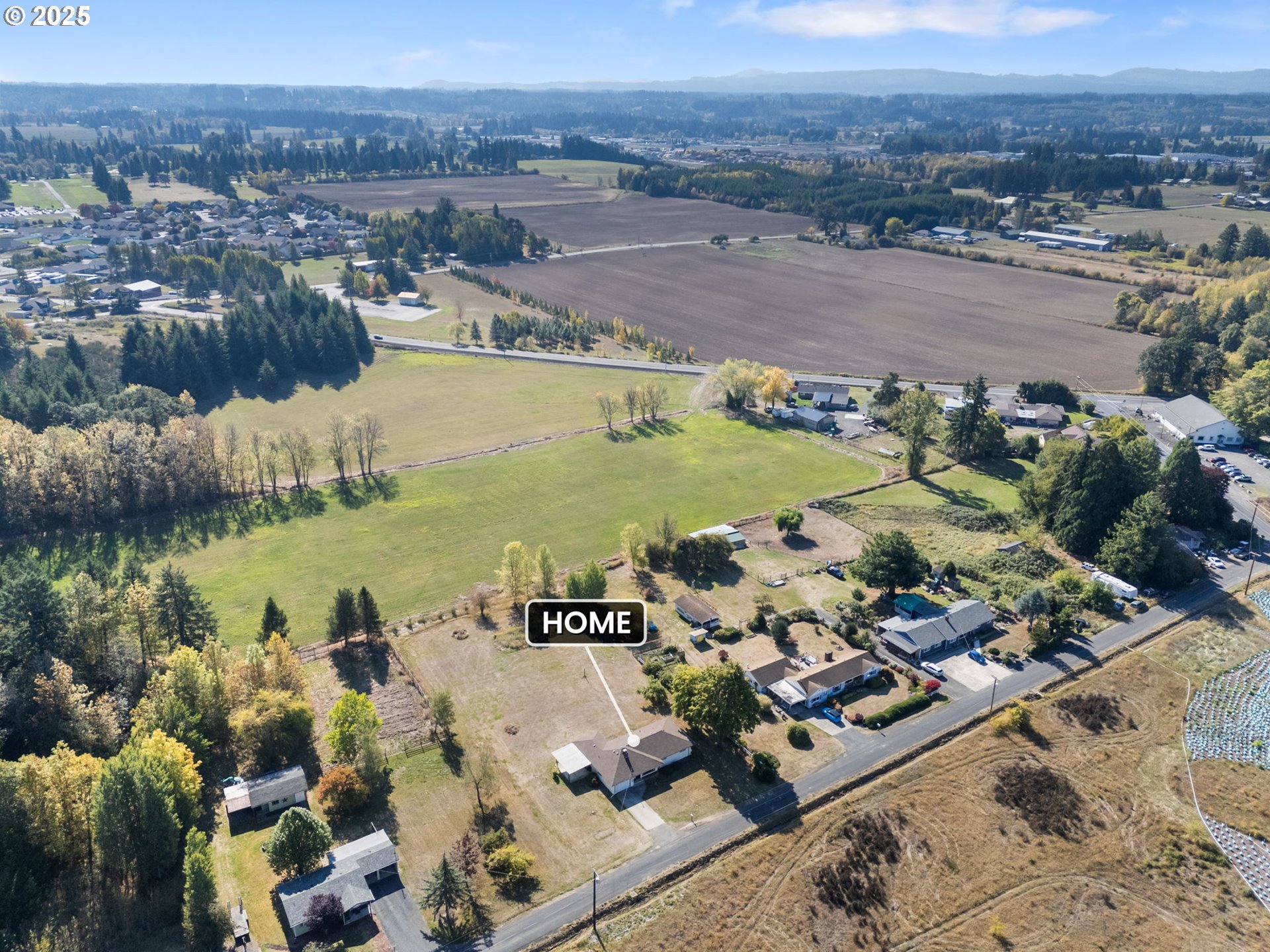 122 Armstrong Road Chehalis, WA 98532 - Photo 38 of 40 an aerial view of a house with a lake view