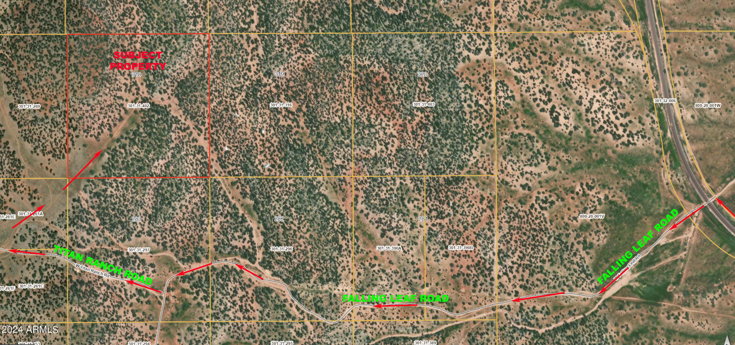 39.93-acre West 39.93-acre W Titan Ranch Road, Unit 318 Seligman, AZ 86337 - Photo 5 of 17 a view of entryway with flowers