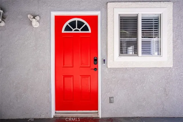 a view of front door of a house