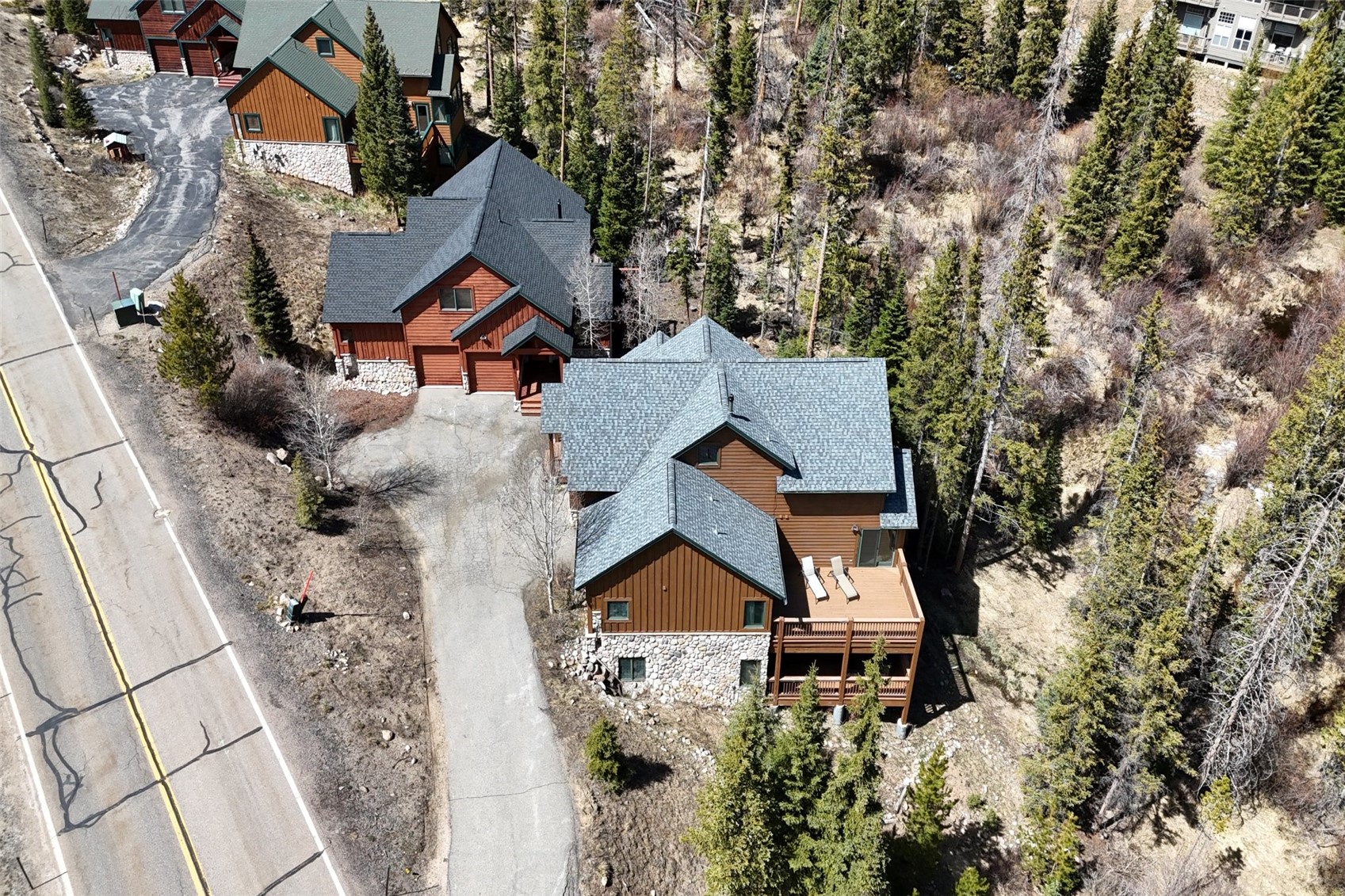 91795 Ryan Gulch Road Silverthorne, CO 80498 - Photo 8 of 50 an aerial view of a house