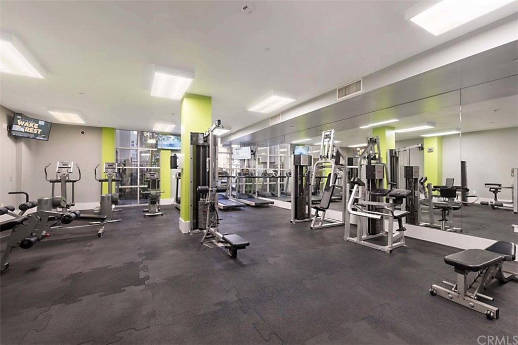 1326 Scholarship Irvine, CA 92612 - Photo 15 of 22 a view of a room with gym equipment
