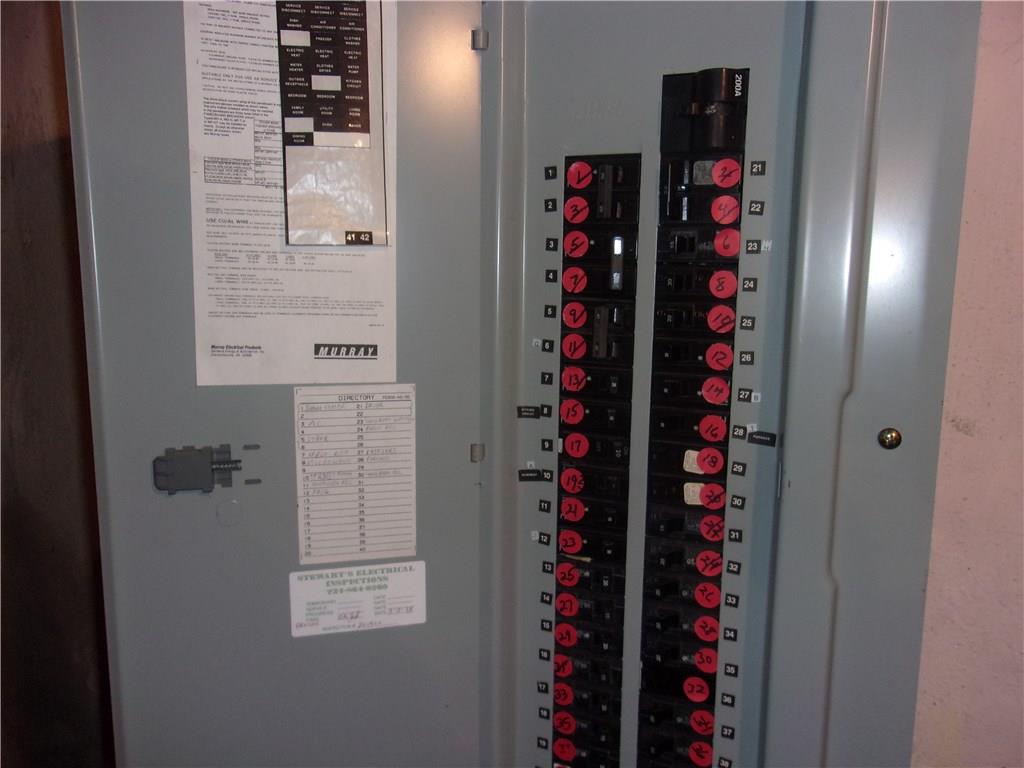 3 Maple Street Trafford, PA 15085 - Photo 22 of 24 Electric box labeled in detail.