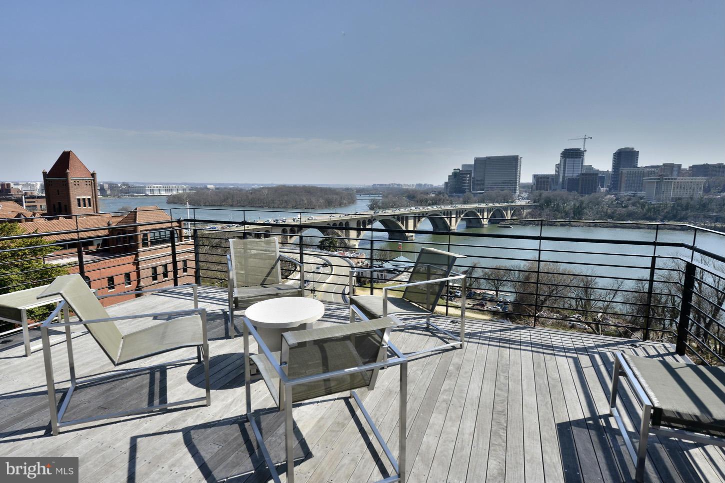 3618 Prospect Street Northwest Washington, DC 20007 - Photo 1 of 30 a view of a roof deck with patio