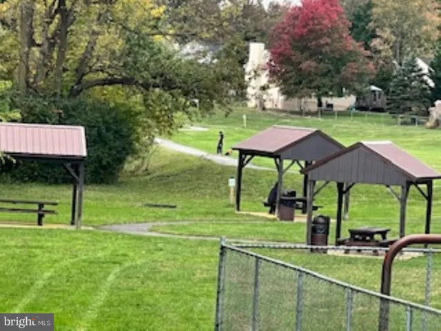 a view of a green field