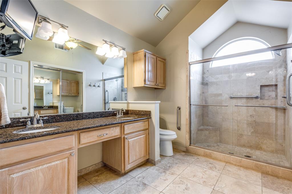 1527 Ranchview Lane Carrollton, TX 75007 - Photo 21 of 25 Master, double sinks, large shower