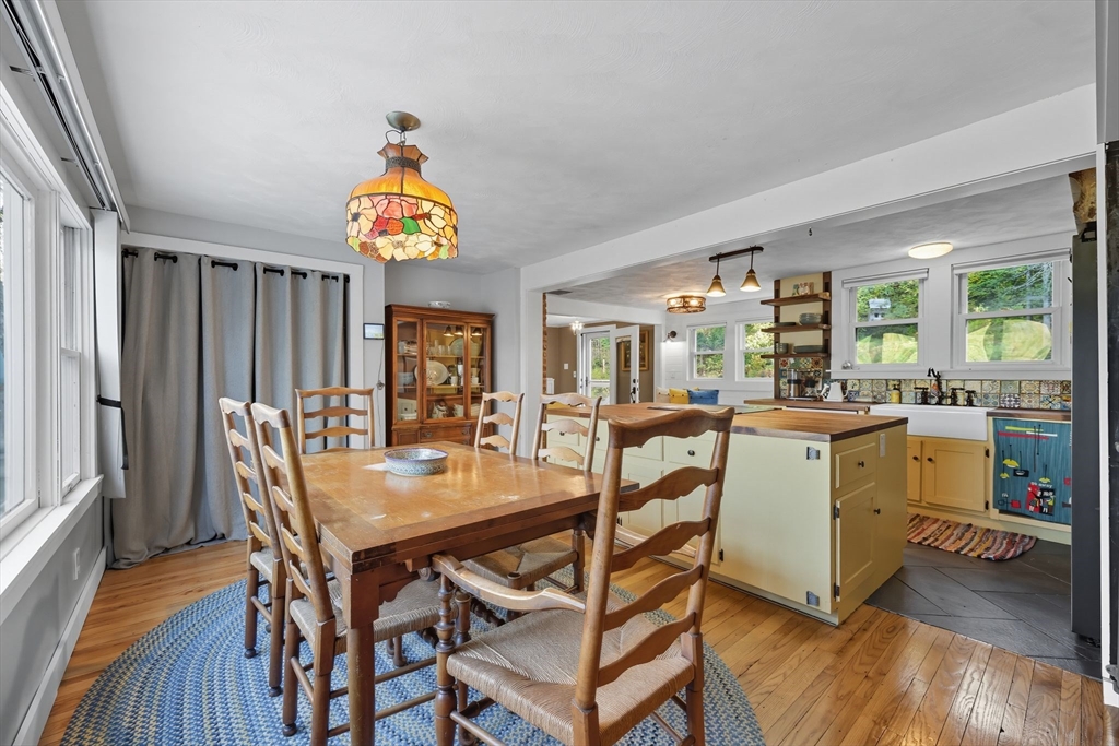 376 NW Road Westhampton, MA 01027 - Photo 16 of 41 a dining room with furniture and wooden floor