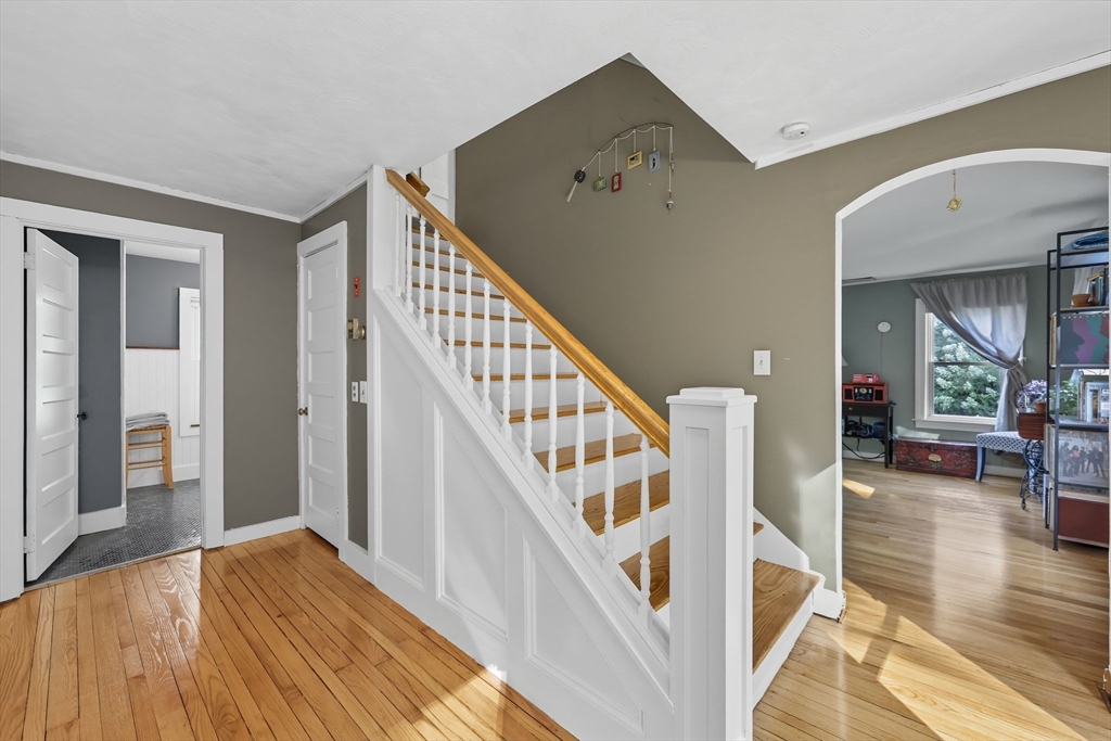 376 NW Road Westhampton, MA 01027 - Photo 29 of 41 a view of entryway and hall with wooden floor