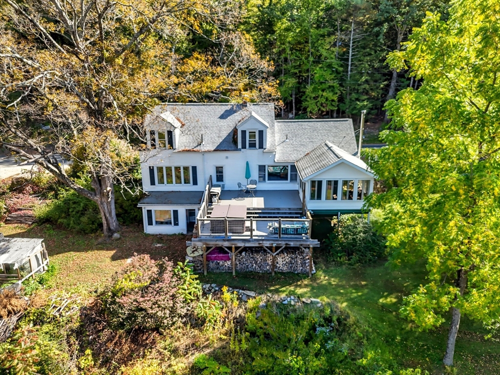 376 NW Road Westhampton, MA 01027 - Photo 38 of 41 an aerial view of a house with a big yard and large trees