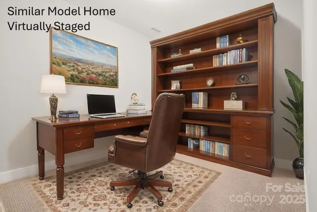 a room with water heater and painted walls